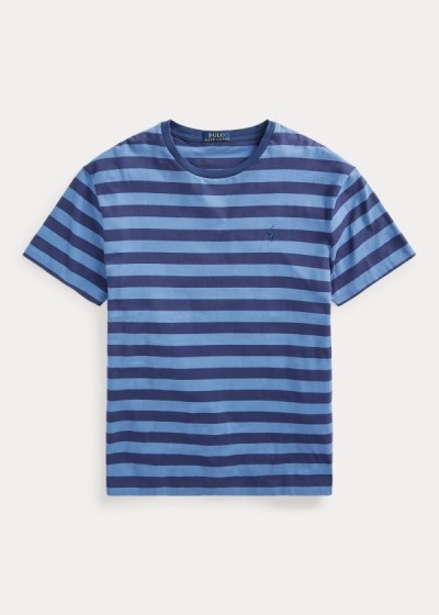 Men's Polo Ralph Lauren Classic Striped Jersey T Shirts | 826491HYG